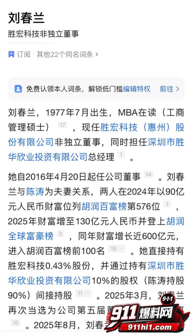 胜宏科技董事长陈涛 13