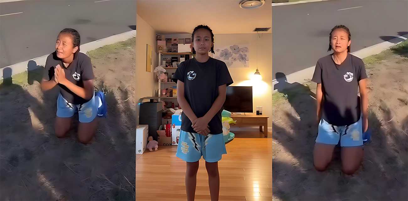 女篮未来之星 张家裔 偷窃丑闻与下跪道歉视频引爆全网 励志人设直接崩盘！