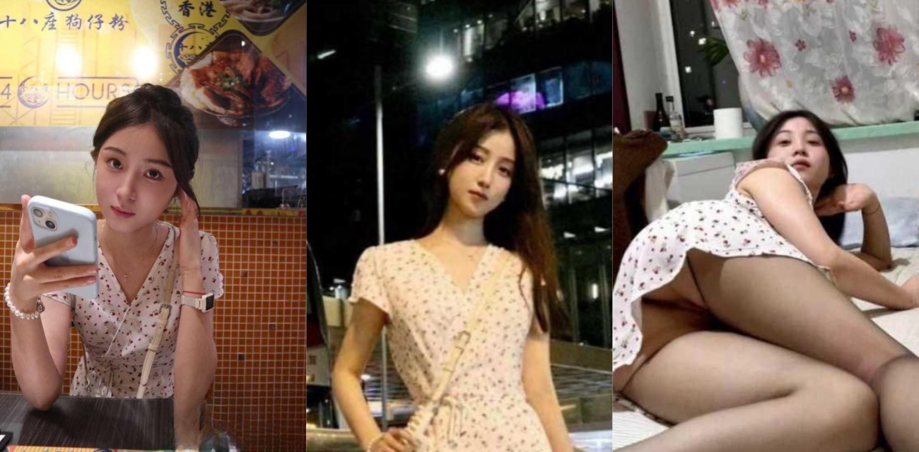 反差女大学生深夜主动勾引学弟 甜美碎花短裙超薄黑丝 清纯外表彻底崩塌 酒店开房约炮 尺度直接拉满