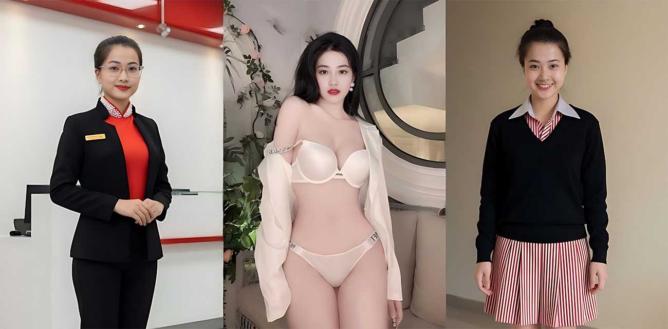 越南技商银行女职员 被副行长潜规则 骚穴遭无套暴力打桩 浪叫不断彻底沉沦！