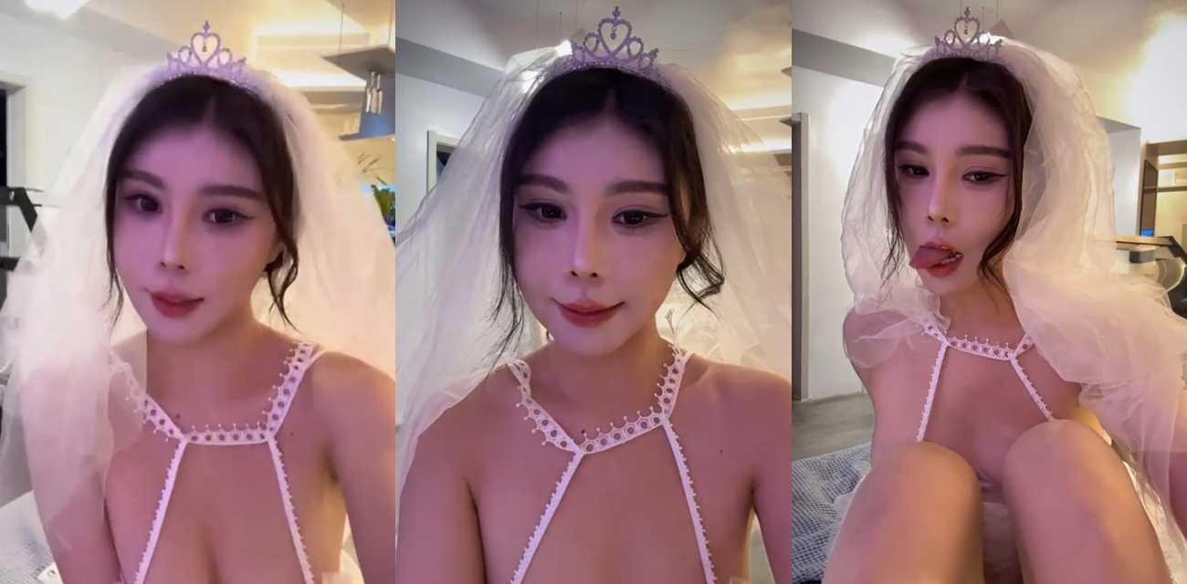 顶级网红脸女神ZA穿婚纱露脸直播自慰 一脸欠操的样子简直让人欲罢不能