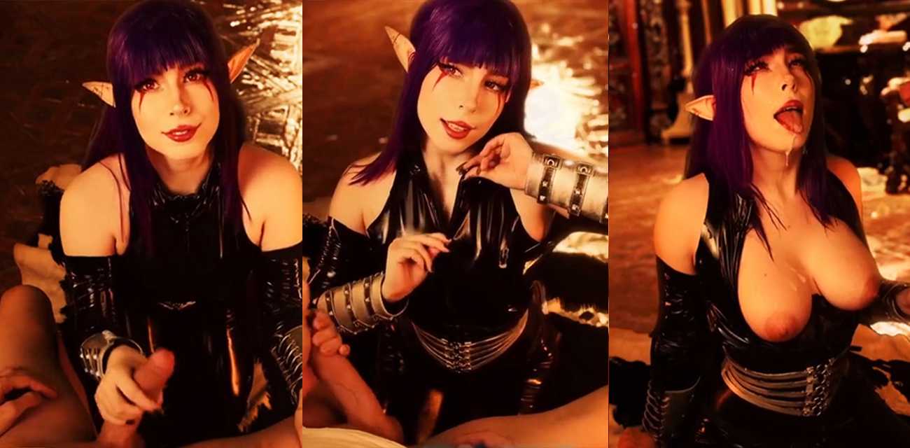 俄罗斯女优 茉莉红狼 化身精灵女 骑乘内射任务失败 转而颜射榨精